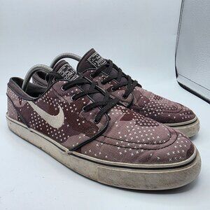 Nike Zoom Stefan Janoski Mens Size 10 Black Gray Sneaker Shoes Walking Casual